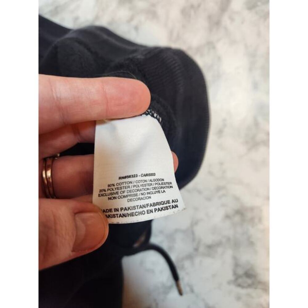 Nike Womens Solid Black Drawstring Sweatpants Hig… - image 4